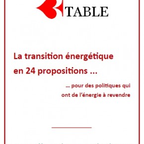 La transition énergétique en 24 propositions